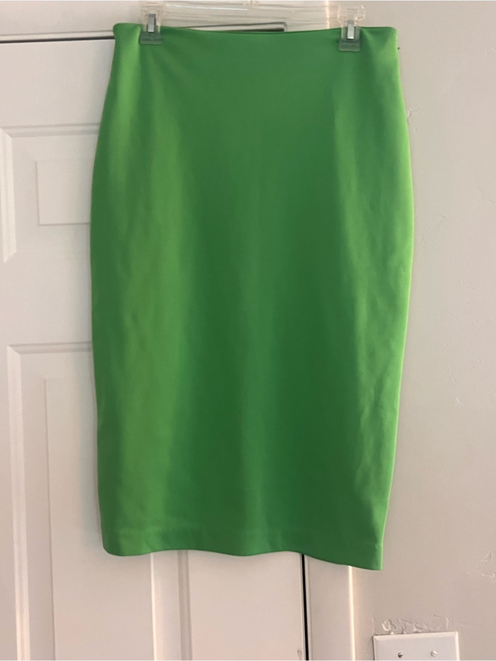 New York & Company Green stretch Pencil Skirt